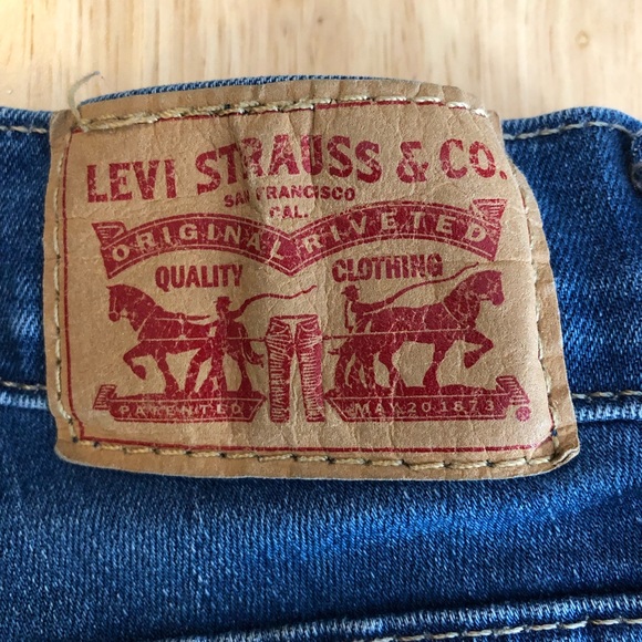 Levi's 524 Skinny Jean Medium Wash Denim - Picture 6 of 6